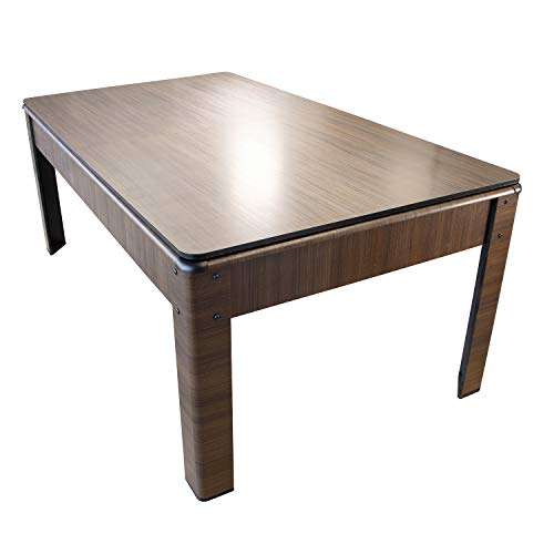 Billar Americano Harmony 6Ft- 206,5 x 116,5 x 80 cm Convertible en Mesa Comedor con Accesorios y Bandeja -Color Roble