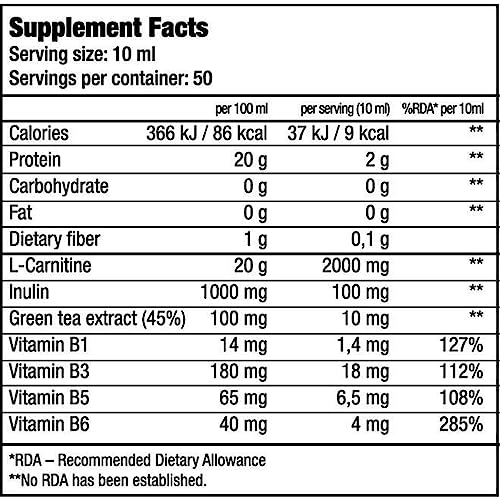 Biotech USA L-Carnitine 100.000 Liquid - 500 ml Cherry