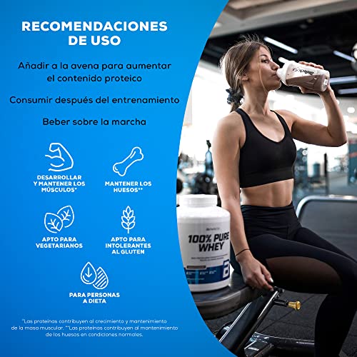 BioTechUSA 100% Pure Whey | Proteína en Polvo con BCAA y Glutamina | Sin Gluten, Sin Aceite de Palma, 1 kg, Cookies & Cream