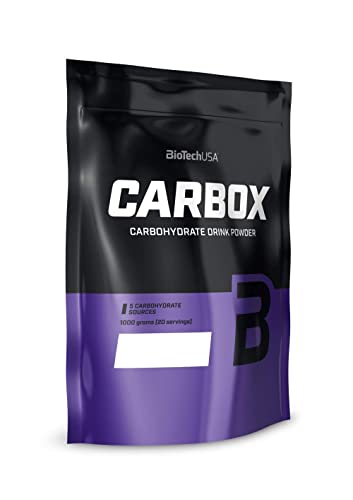 BioTechUSA Carbox | Complejo de Carbohidratos | Mejora de la Energía Pre, Intra y Post-Entrenamiento, 1 kg, Naranja