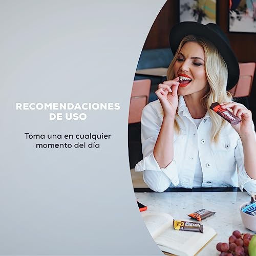 BioTechUSA Protein Bar - barrita de proteínas con alto contenido proteico, sin azúcar añadido, con proteína del suero y colágeno, 16 * 70 g, Caramelo salado