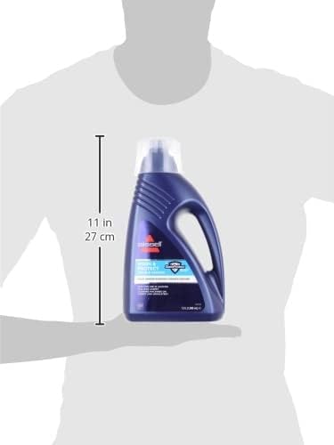 BISSELL Formula Wash & Protect Detergente | Elimina Manchas y Refresca | Para su Tapicería, Moquetas y Alfombras | 1,5 Litros | Compatible con ProHeat, StainPro y Big Green Series | 1086N