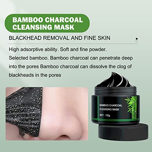 Blackhead Remover Mask,Mascarilla Exfoliante Facial,Puntos Negros Mascarilla,Mascarilla de Carbón,Deep Cleansing Mask,Contra Puntos Negros y Acné