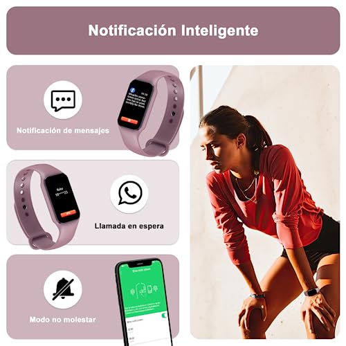 Blackview Smartwatch, Reloj Inteligente Mujer Hombre - Oxímetro(SpO2) Caloría Podómetro Sueño Pulsometro | Pantalla de 1,47 Pulgadas, iP68 Impermeable, Pulsera Actividad Compatible con Android e iOS