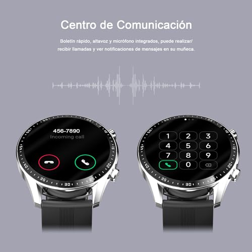 Blackview X1 Reloj Inteligente Deportivo para Hombre - Esfera DIY, Pulsometro, Pulsera Actividad Inteligente, para Android e iOS (Versión Mejorada)