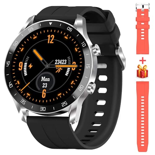 Blackview X1 Reloj Inteligente Deportivo para Hombre - Esfera DIY, Pulsometro, Pulsera Actividad Inteligente, para Android e iOS (Versión Mejorada)