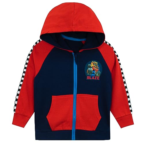 Blaze y los Monster Machines Sudadera con Capucha para niños | Sudaderas con Capucha Monster Truck para niños | 5-6 Anos