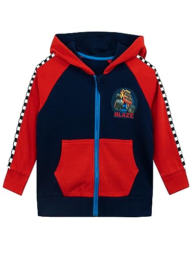 Blaze y los Monster Machines Sudadera con Capucha para niños | Sudaderas con Capucha Monster Truck para niños | 5-6 Anos