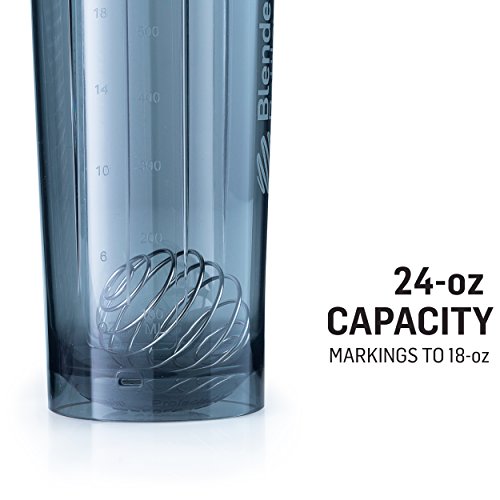 BlenderBottle Pro28 - Botella de agua, Botella mezcladora de batidos de proteínas, con batidor Blenderball, libre de BPA, 820ml - emerald verde