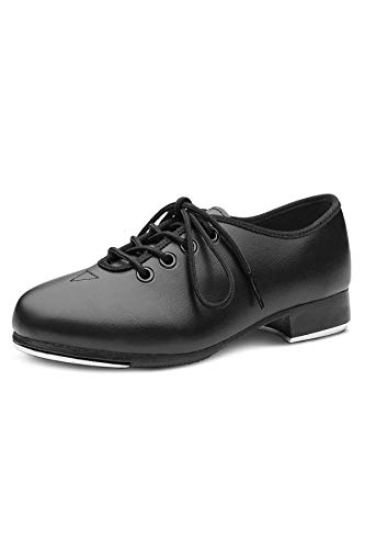 Bloch SF3710L - Zapatos de piel sintética con cordones, color negro, Black, 34 EU