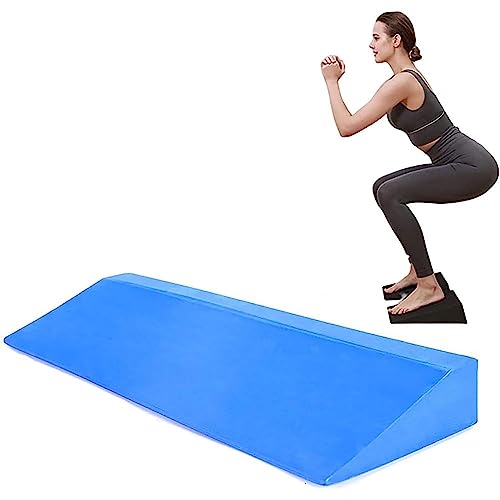 Bloques de cuña de yoga EVA,bloque de cuña de sentadillas largas,tabla inclinada de sentadillas for levantamiento de pesas, levantamiento de pesas,entrenamiento con pesas,sentadillas con barra (50 cm)