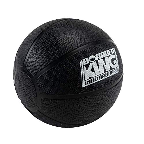 BoarderKING - Pelota de equilibrio 360°, Para tablas de equilibrio, Material goma resistente, Diámetro 20 cm, Negro