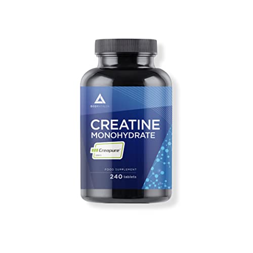 Bodyathlon- Creatina Monohidratada Creapure - 240 comprimidos- Creatina pura 3000mg- Calidad garantizada- Aumenta tu masa muscular fuerza y resistencia