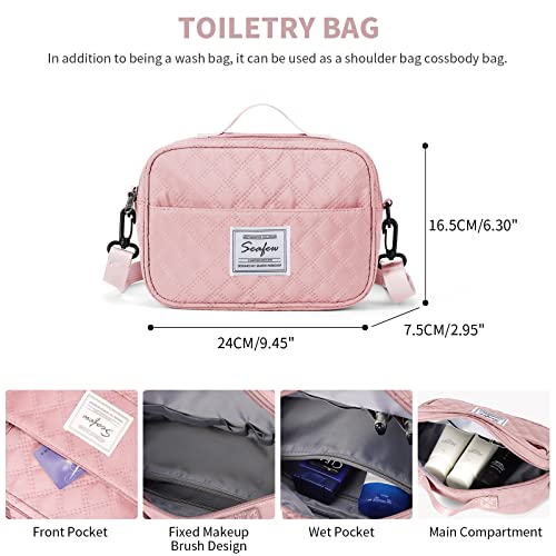 Bolsa de Viaje Mujer, Bolsa de Gimnasio Bolsa de Deporte con Bolsillo Húmedo y Compartimento de Zapatos,Travel Duffel Bag Hombre Bolsas de Lona para Compras Deportivas en el Gimnasio,Rosa