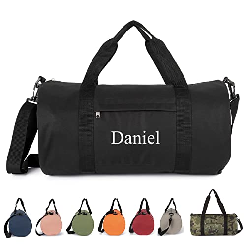 Bolsa Deporte Personalizada con Nombre Macuto Bolso de Viaje Unisex Hombre Mujer Color a Elegir