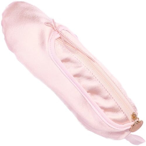 Bolso de Maquillaje de Zapatillas de Ballet, Bolsa de Cosméticos para la Escuela, Estuche de Lápices, Bolsa de Maquillaje con Soporte para Bailarines.