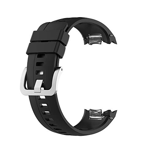 BoLuo Correas de Reloj,Correa para Huawei Honor Watch GS Pro,Bandas Correa Repuesto,Flexible Silicona Reloj Recambio Ajustable Brazalete Watch Correa Repuesto para Huawei Honor Watch GS Pro (negro)