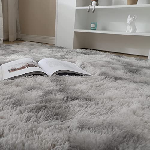 BOLUXIU Alfombra De Pelo Largo para Sala De Estar - Alfombras Peludas y Esponjosas Modernas para Sala De Estar, Comedor, Habitación De Niños, Dormitorio Talla