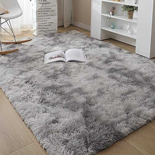 BOLUXIU Alfombra De Pelo Largo para Sala De Estar - Alfombras Peludas y Esponjosas Modernas para Sala De Estar, Comedor, Habitación De Niños, Dormitorio Talla