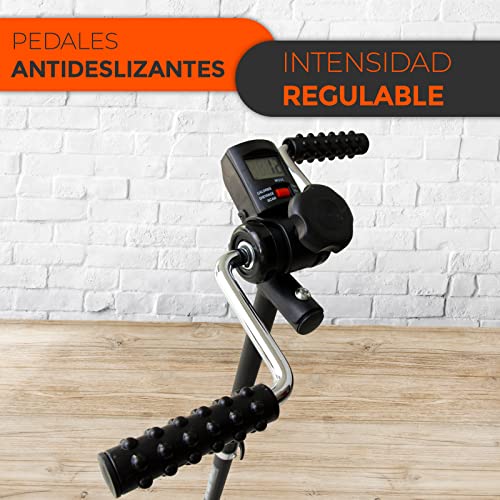 Bonplus BP | Pedaleador para Brazos y Piernas | Ejercicios en Casa | Intensidad Regulable | Pedales Antideslizantes | Personas Mayores o Movilidad Reducida.