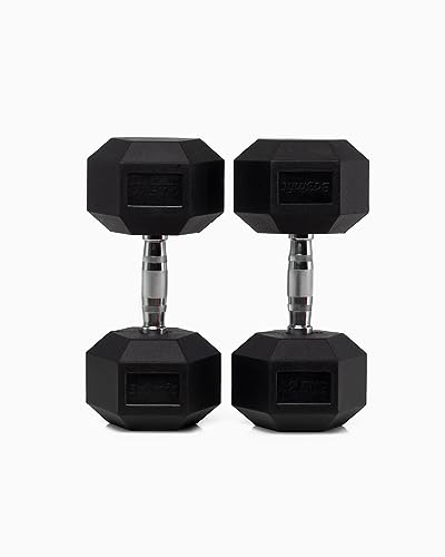 Boomfit Mancuernas Hexagonales 1-40kg - para Mejorar el Rendimiento Muscular y coordinación de los Atletas (22.5)