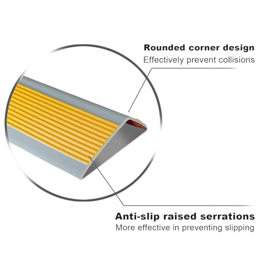 Borde De Goma Antideslizante Para Bordes De Escalones, Barra De Ajuste De Bordes De Escalones De Metal En Forma De L Para Azulejos, Alfombras, Bordes De Escaleras Interiores Y Exteriores ( Color : W2.