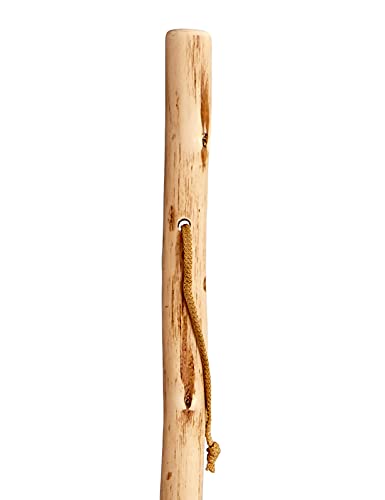 Bordón para Caminar por la montaña Madera castaño Natural 125cm (530) Senderismo (125cm)