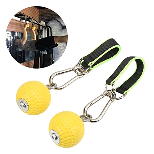 BORDSTRACT Juego De Pelotas De Dominadas para Fortalecedor De Antebrazo, Entrenamiento De Agarre Antideslizante para Escalada Y Fitness(97mm)