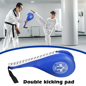 BORDSTRACT Taekwondo Kick Pads, Karate Kickboxing Martial Arts Kicking Training Strike Target Pad, Martial Arts Training Pads, para Niños, Jóvenes, Adultos