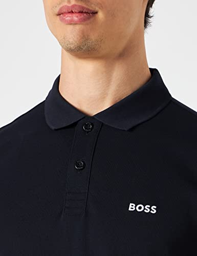 BOSS Piro Camisa de Polo, Dark Blue402, L para Hombre