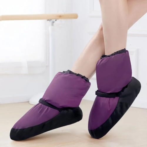 Bota De Ballet Bailarina Para Adultos Calentamiento De Botines Ballet Baile Botas Calientes Zapato De Baile Botas De Baile Botas De Invierno Zapatos De Entrenamiento Calentamiento