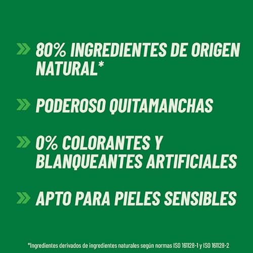 Botanical Origin Detergente para lavadora ecológico apto para pieles sensibles, aroma Flor de naranjo y hojas cítricas - Pack de 6 x 20, total 120 lavados