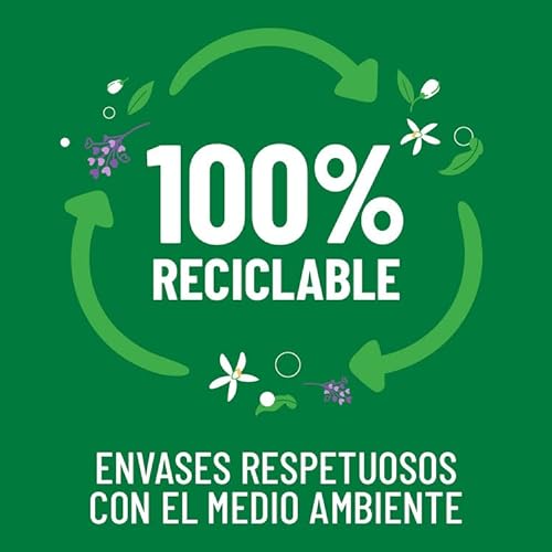 Botanical Origin Detergente para lavadora ecológico apto para pieles sensibles, aroma Flor de naranjo y hojas cítricas - Pack de 6 x 20, total 120 lavados