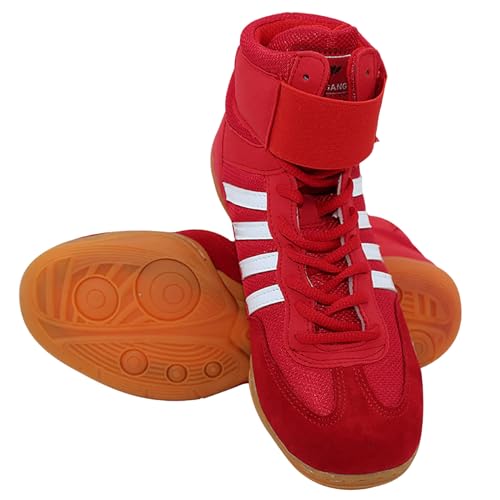 Botas Boxeo Deportivas Ligeras,Zapatos De Boxeo Mujer,Zapatos De Lucha Hombres,Malla Transpirable,Grueso,Moda,Adecuado para Hombres,Mujeres,NiñOs Y Adolescentes