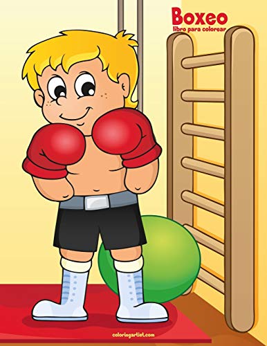 Boxeo libro para colorear