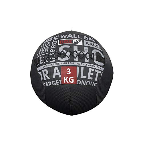 BOXPT Balón Medicinal en PVC 9kg (Negro)