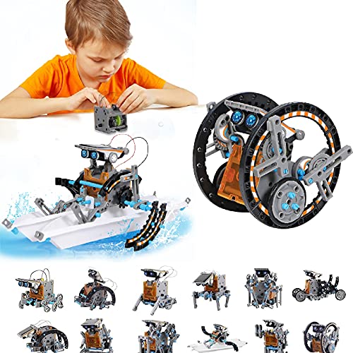 BOZTX 12 en 1 Juegos Educativos Energía Solar Robotica Stem Kits Manualidades Niños 8-12 Años Regalos