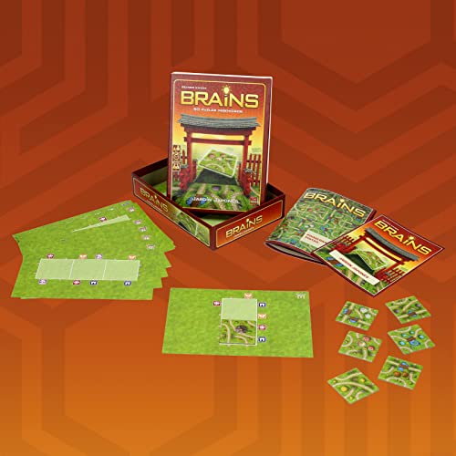 Brains, EL Jardin JAPONES - Juego de Lógica con 50 Puzzles, 1 Jugador a Partir de 8 Años