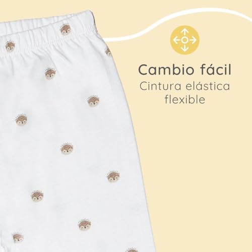 Bramble & Bear Leggins Bebé y Niño/Niña Pequeño/a (Pack de 3) - Suaves Leggins Unisex para Bebés de 0 a 3 Años - Leggins de Algodón Orgánico con Cintura Elástica - Ropa de Bebé Cómoda, Bonita y Cálida