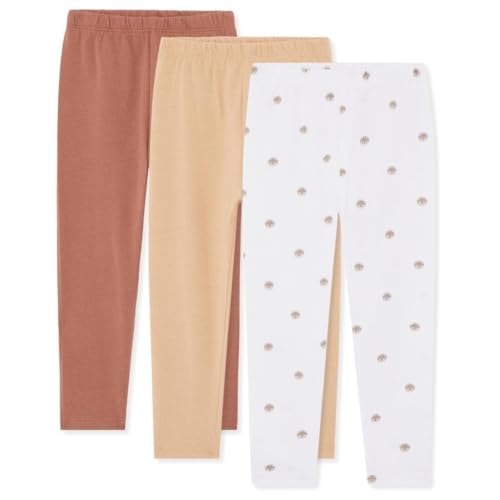 Bramble & Bear Leggins Bebé y Niño/Niña Pequeño/a (Pack de 3) - Suaves Leggins Unisex para Bebés de 0 a 3 Años - Leggins de Algodón Orgánico con Cintura Elástica - Ropa de Bebé Cómoda, Bonita y Cálida