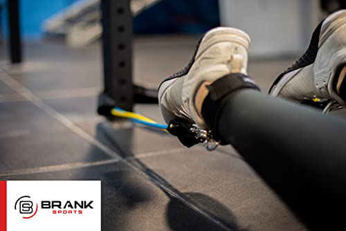 BRANK SPORTS Correas De Tobillo para Gomas Elasticas - Gomas y Cintas Elásticas Musculación - Esculpe y Fortalece Todo El Cuerpo - Gomas Elasticas - Gimnasio En Casa y Ejercicio En Casa