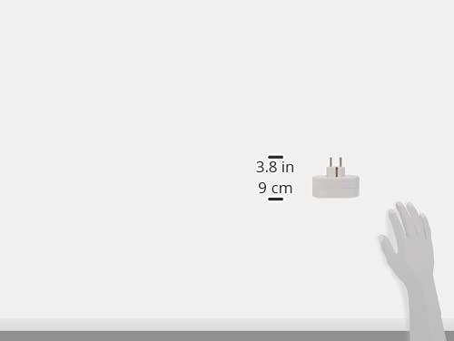 Brennenstuhl Enchufe múltiple con 2 Tomas de Corriente y Interruptor (Enchufe Adaptador Doble por 2 Tomas de Corriente de Tierra) Blanco
