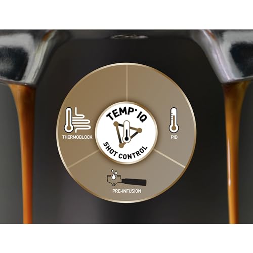 Breville Mini VCF125X - Barista máquina de café expreso, totalmente automática con espumador de leche al vapor y bomba italiana de 15 bares, 2 L, Multicolor