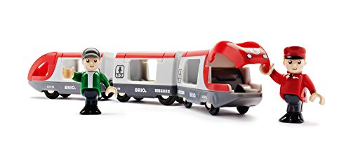 BRIO WORLD - Tren de pasajeros, vehículos para Circuito de Tren BRIO, 5 Piezas, Edad 3+ Años