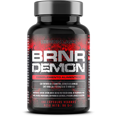 BRNR Demon – Suplemento de Ultra-alta Resistencia – Ingredientes Homologados por EFSA - 180 Cápsulas Veganas