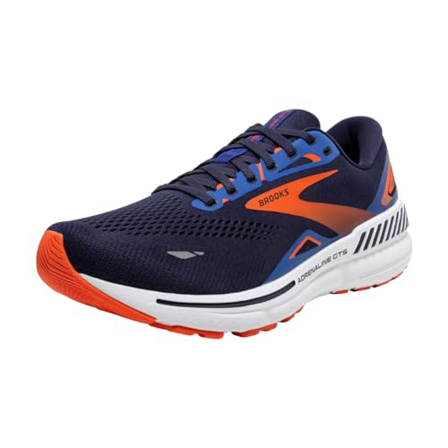 Brooks Adrenaline Gts 23, Zapatilla de deporte Hombre, Azul (Peacoat Orange Surf The Web), 42 EU