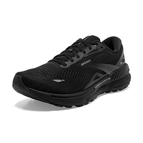 Brooks Adrenaline Gts 23, Zapatilla de deporte Mujer, Negro (Black Black Ebony 02), 38 EU