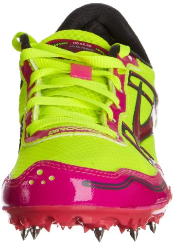 BROOKS PR MD 54.26 Zapatilla Clavos Señora, Rosa/Amarillo, 44.5