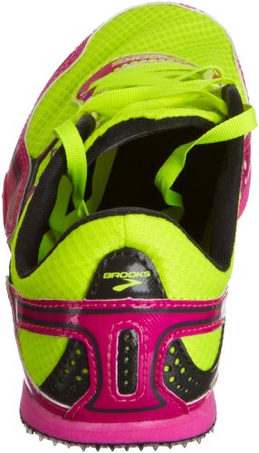 BROOKS PR MD 54.26 Zapatilla Clavos Señora, Rosa/Amarillo, 44.5