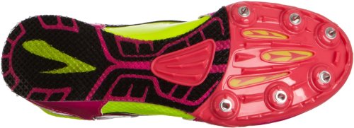 BROOKS PR MD 54.26 Zapatilla Clavos Señora, Rosa/Amarillo, 44.5